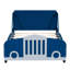 Lit de voiture simple bleu avec roulettes et couleur attrayante - Améliorez le décor de la chambre à coucher Les caractéristiques de confort en forme de voiture répondent à vos besoins-58830511-58830505