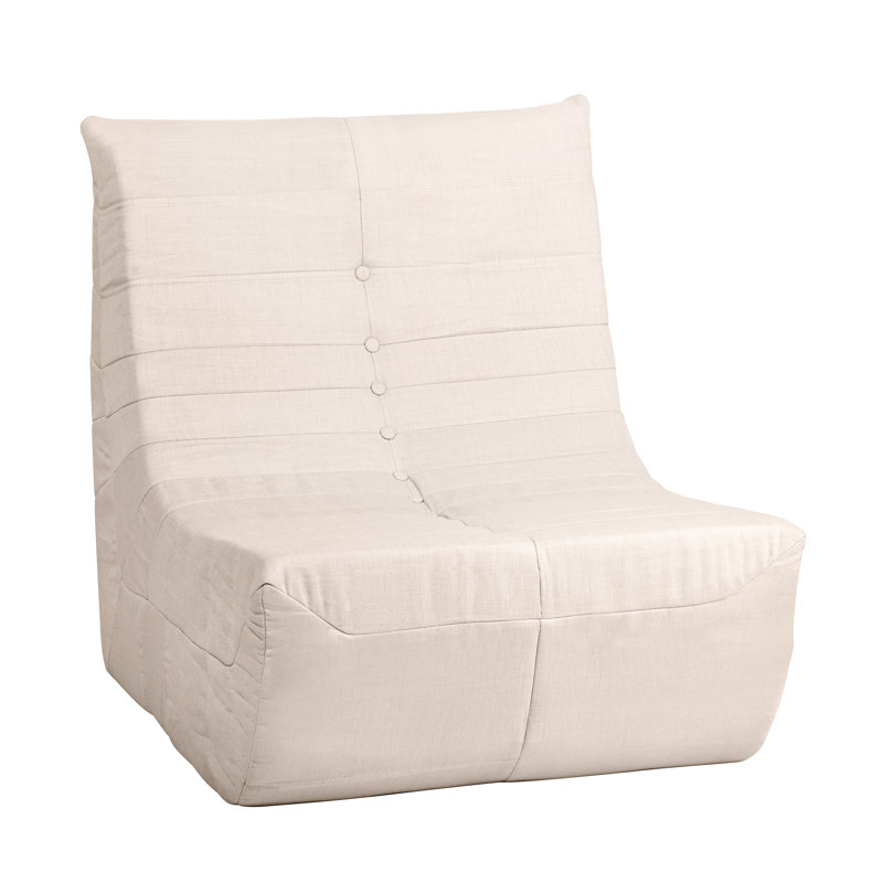 Fauteuil en mousse compressée beige Deko Living, Polyester beige