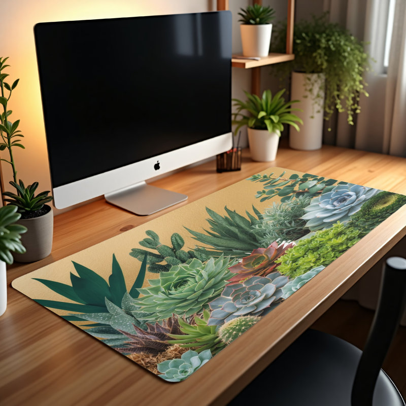 Polyester Desk Pad, 14.4x12.1