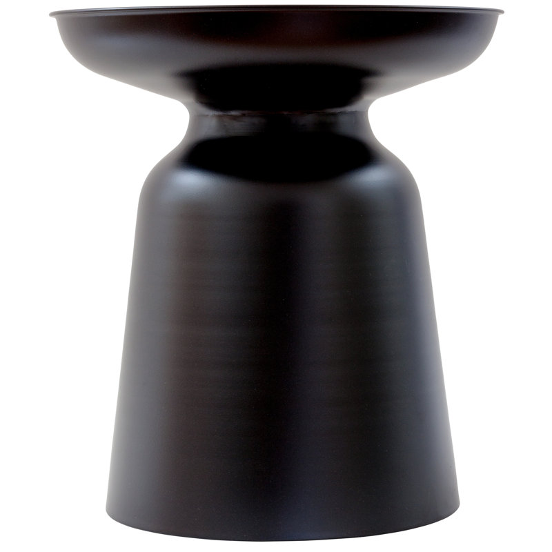 Berggren Metal Accent Stool, Black