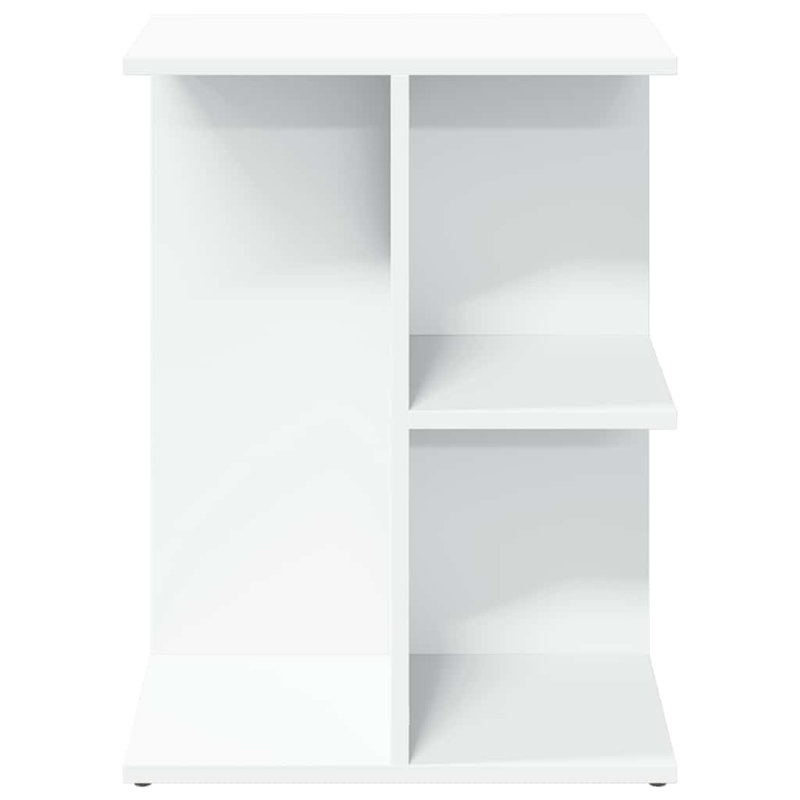 Sayaka 46.5cm W Manufactured Wood Bedside Table, White, Set of 2