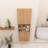 24 Inch Bathroom Wall Cabinet combo With Soft Close Doors, Float Mounting Design, Imitative Oak