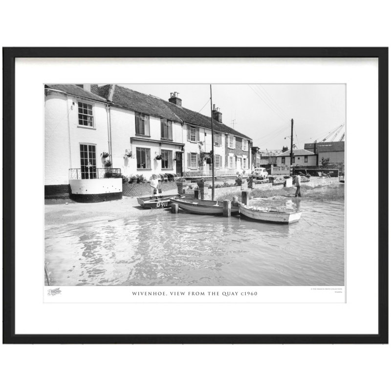 Wivenhoe, View From The Quay C1960 by Francis Frith - Single Picture Frame Print, 28cm H x 36cm W x 2.3cm D