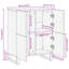 Litisha Glass Accent Chest-1100707839