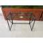 Bureau d'ordinateur en verre transparent Tempe