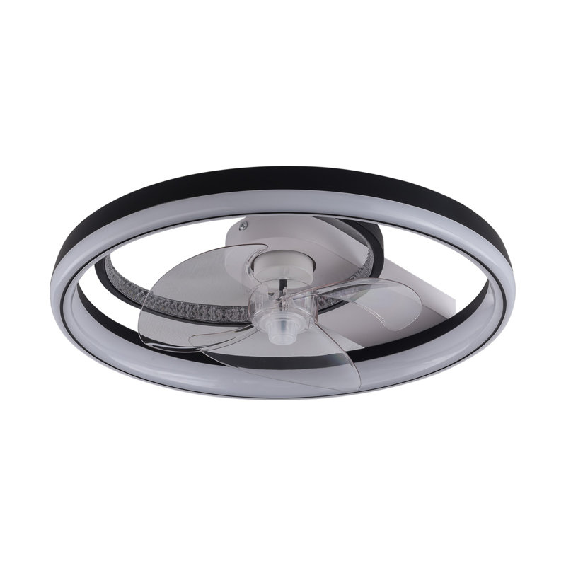 Ventilateur de plafond à intensité variable de 20 po avec lumières DEL Demaline