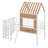 Metal Loft Bed With Ladder-114256616