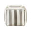 Square Pouf - Non-Slip Bottom, Fully Assembled, Colourful Fabric Modern Design, 18" Height