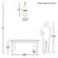 Luminaire sphère suspendu 3 lumières Chachi-86792531