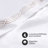 1200 Thread Count 100% Egyptian Cotton Geometric Embroidered Scroll Bed Sheet Set-89966595-89966597