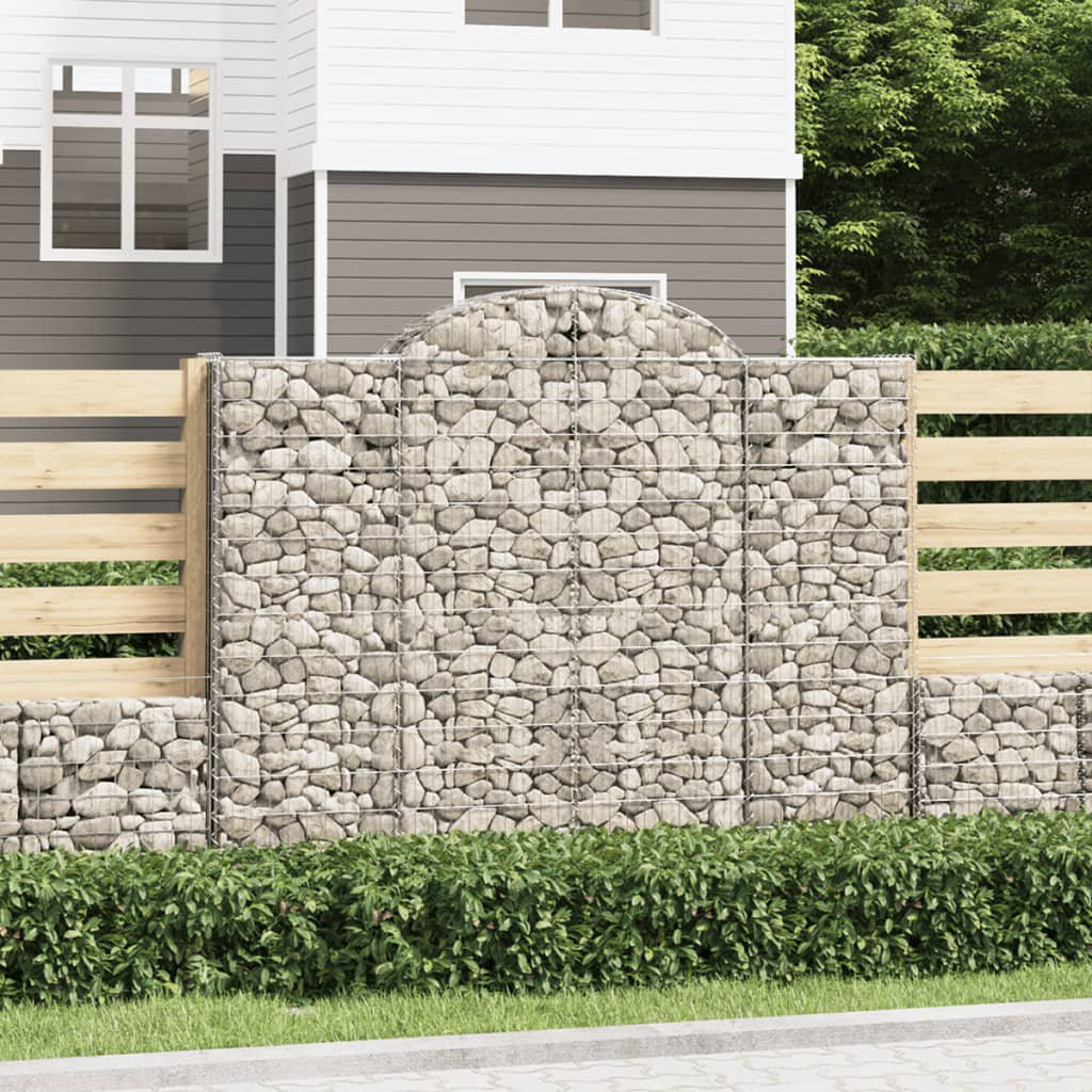 Avaiah Silver Galvanised Iron Gabion Baskets