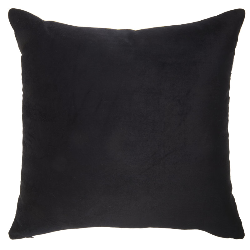 Appliqued Cotton Throw Pillow
