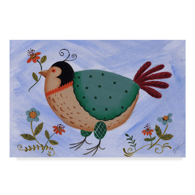 « oiseau blue plumes », art sur toile, H 30 po x l 47 po x P 2 po