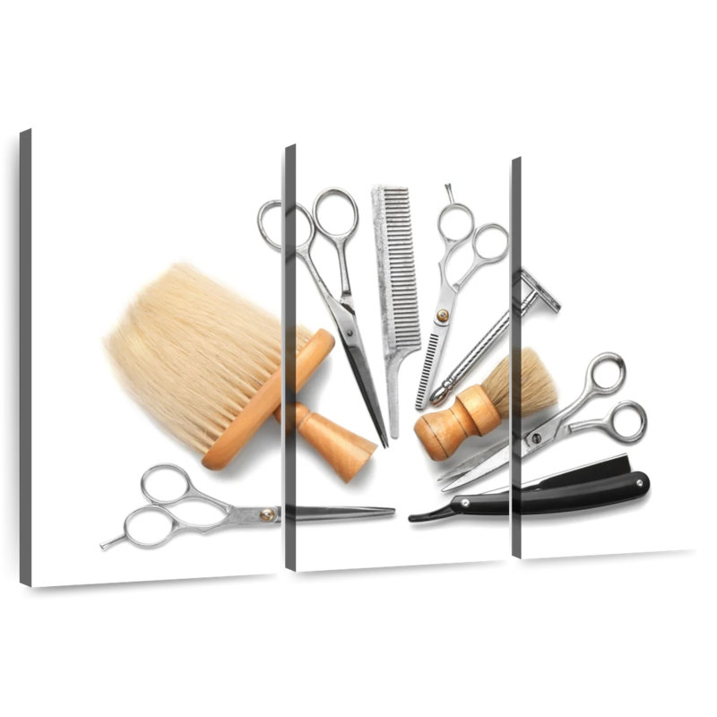 Shuttleworth Barber Set, 24" H x 38" W