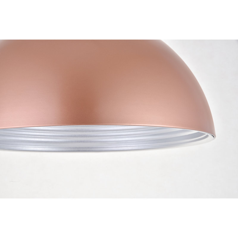 Beaudry 1 - Light Single Pendant, 8" H x 15.5" W x 15.5" D, Honey Gold