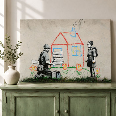 Peinture décorative sur toile