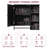 Wall Mounted Bathroom Storage Cabinet, Medicine Cabinets With Large Mirror Door, Adjustable Shelves And Three Open Storage Levels(Not Include Bathroom Vanity )-1151234917