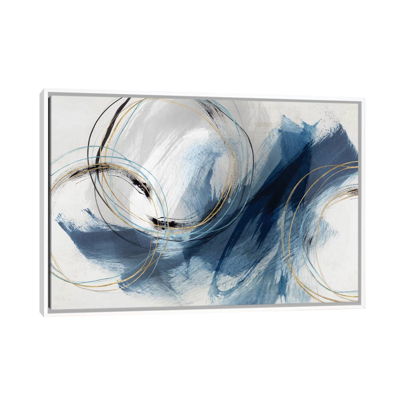 Detour by Isabelle Z Graphic Art Print, 18" H x 26" W, Floater Framed Canvas, Distressed White