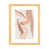 Toile avec cadre en bois beige est en rupture de stock