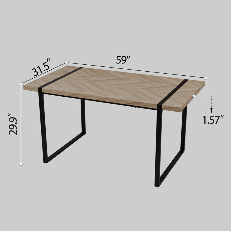 Functional Dining Table Set Mdf Modern Style For Kitchen