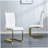 Modern Faux Leather Cantilever Dining Chairs (Set of 4)-98548424-108344481-92179337