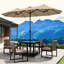 Parasol d'extérieur 13 pi double face-1790295273