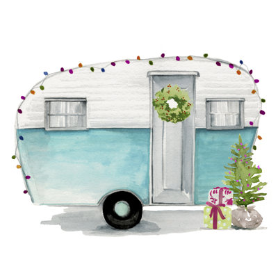 Christmas Cars II - Wrapped Canvas Print