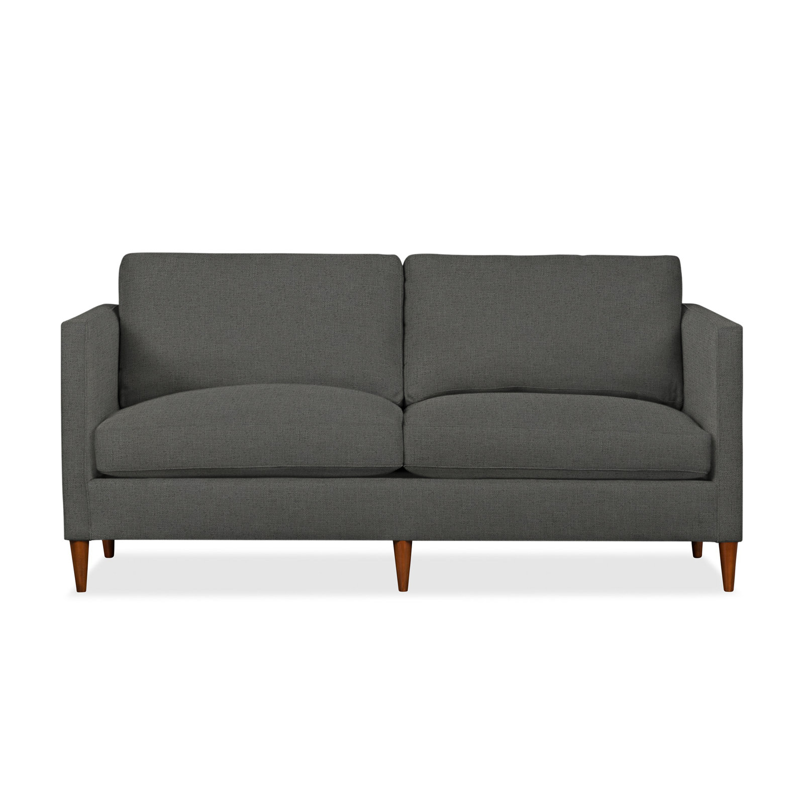 Clifford 73'' Sofa, Zuma Charcoal Textured Linen