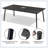 8 - Person Aluminum Patio Dining Set With Adjustable Folding Chairs And Umbrella Hole-952526408-952526412