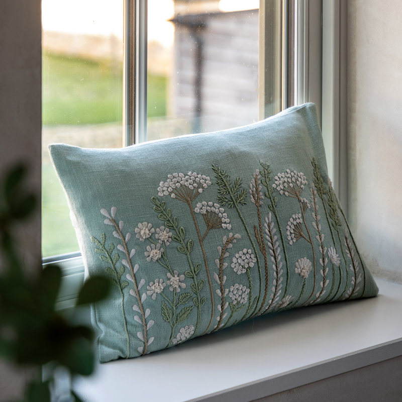 Animal Print Blue Square Cushion