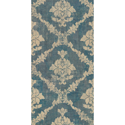 Carreau de porcelaine papier peint rétro 24 po x 48 po Décor Papyrus