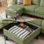 Juliani  Corduroy 3 Piece Living Room Set-751360802