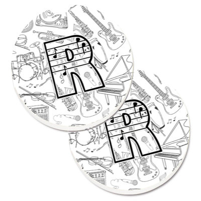 Sous-verre musical letter note