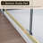  Reversible Double Sliding Shower Door with 6mm Clear Tempered Glass, 60”W*72”H-108648825-107134449