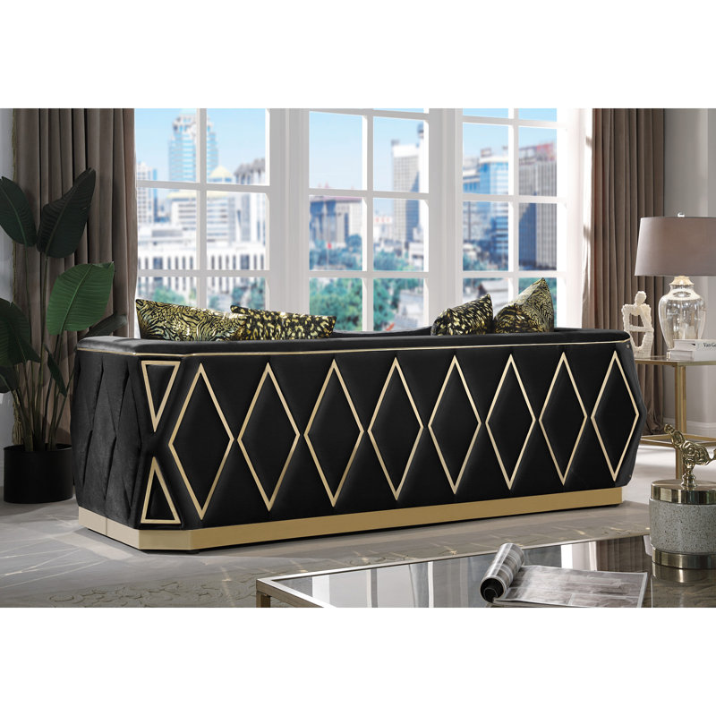 Canapé Cavalli, Noir