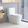 KDK HOME Tornado Toilet with Dual Flush 1.1/1.6 GPF Siphon Jet Comfort Height 16.5"