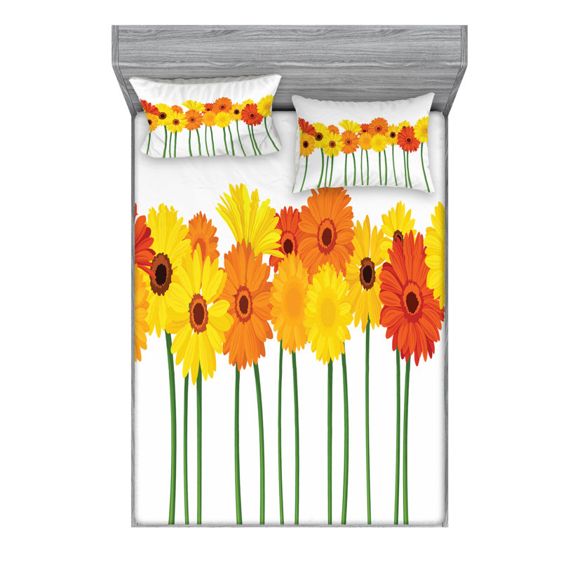 Microfiber Sheet Set, Full Sheet Set with Fitted Sheet