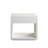 Encore Solid Mango Wood 1-Drawer End Table In White Finish W/ Gold Metal Handle-88963076