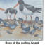 Planche à découper en verre Oystercatchers