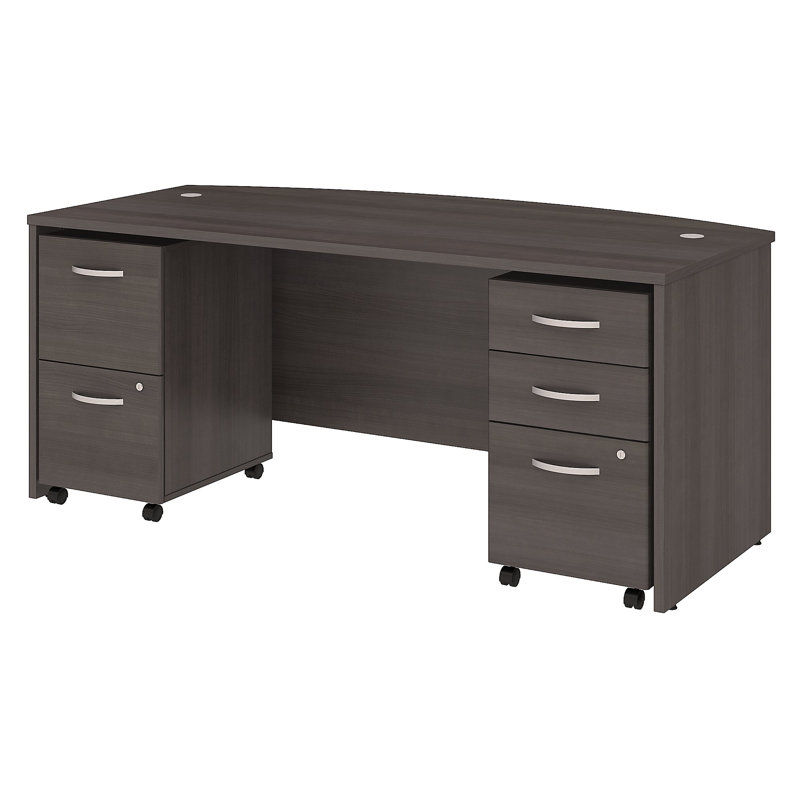 Ensemble de bureau Studio C, Gris orage, H 28,35 po x l 70,94 po x P 35,35 po