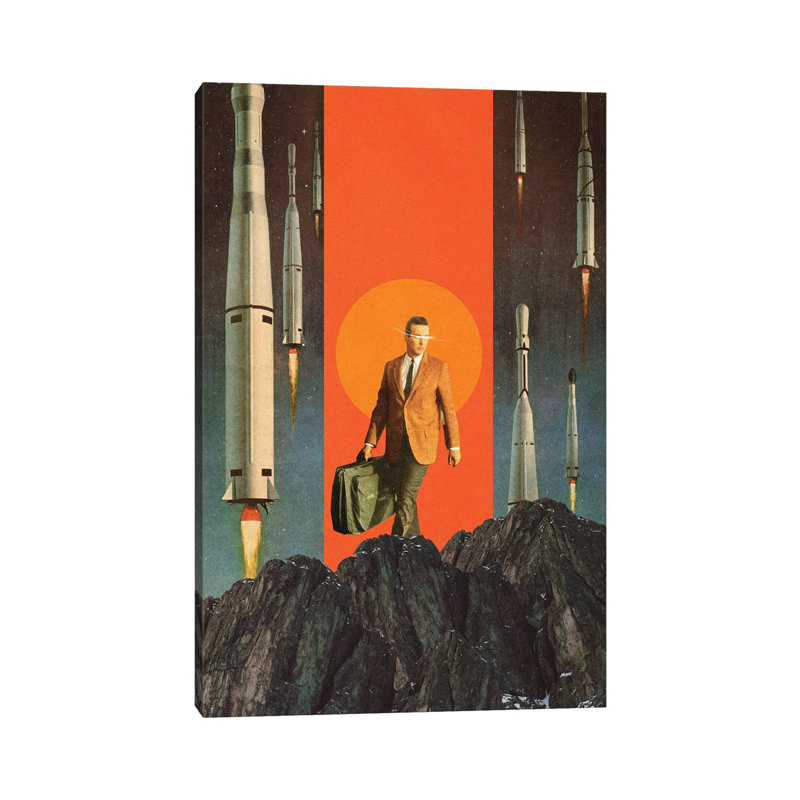 «The laissant» par Frank Moth, impression sur toile tendue, H 40 po x l 26 po x P 1,5 po, Toile