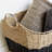 Solana Seagrass Two-Toned Storage Basket