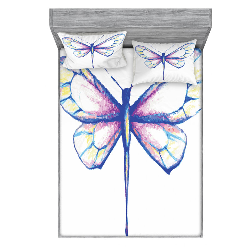 Microfiber Sheet Set, Queen Sheet Set + Fitted Sheet + 2 Pillowcases