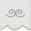  Ensemble de serviettes ornées de festons 100% coton 100% symetra-1721507752-1721507754