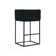 Upholstered Counter Stool with Metal Frame
