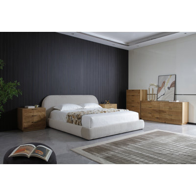 Commode double à 6 tiroirs en bois massif de 66 po de largeur avec portes sculptées à la main et poignées en acier inoxydable