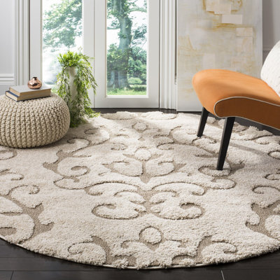 Blaris Shag Performance Damask Rug