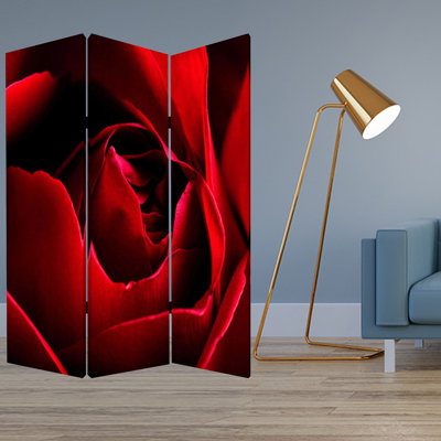 Diviseur 3 panneaux rose Crawford