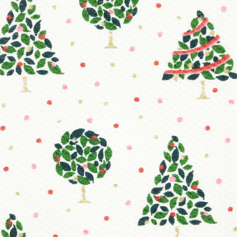 Loop And Dot Plaid Kitchen Towel Set