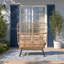 Ensemble de patio d'extérieur en osier 2 pièces avec coussins amovibles-125060907-125060908